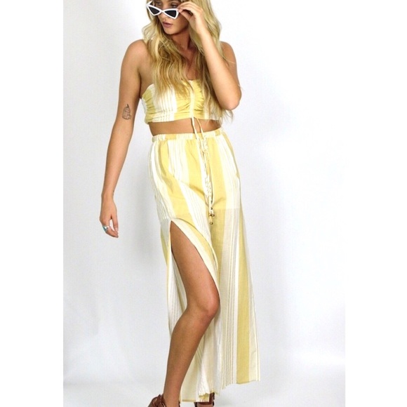 ✨Set: Bandeau & Wide Leg Pant - Picture 3 of 5